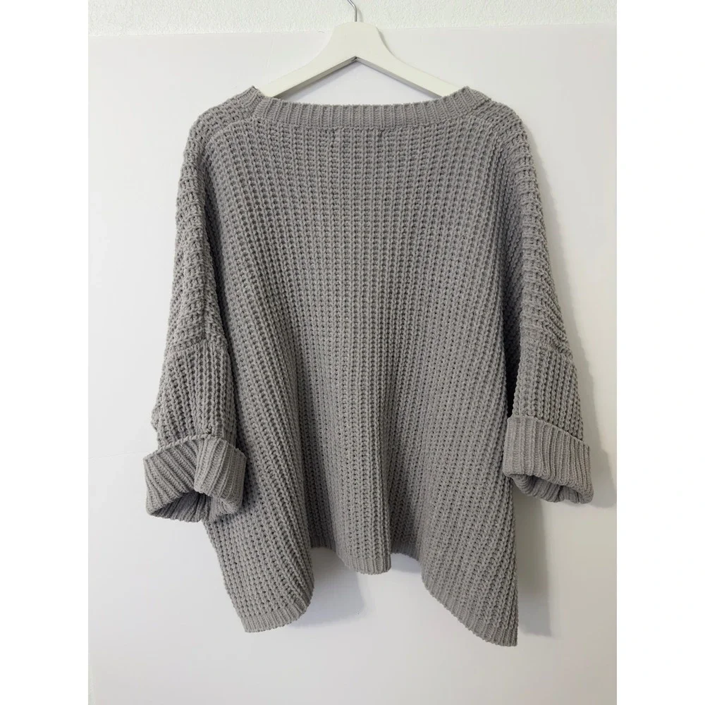 ChunkChenille Oversized Knit Sweater Medium Cozy‎ Loungewear Gorpcorp Minimalist